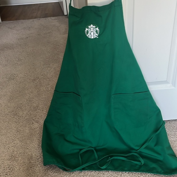 STARBUCKS GREEN APRON - Picture 1 of 3